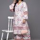 Ahalyaa Women's Traditional wear Kurta Set - Lavender | Swadesiicart