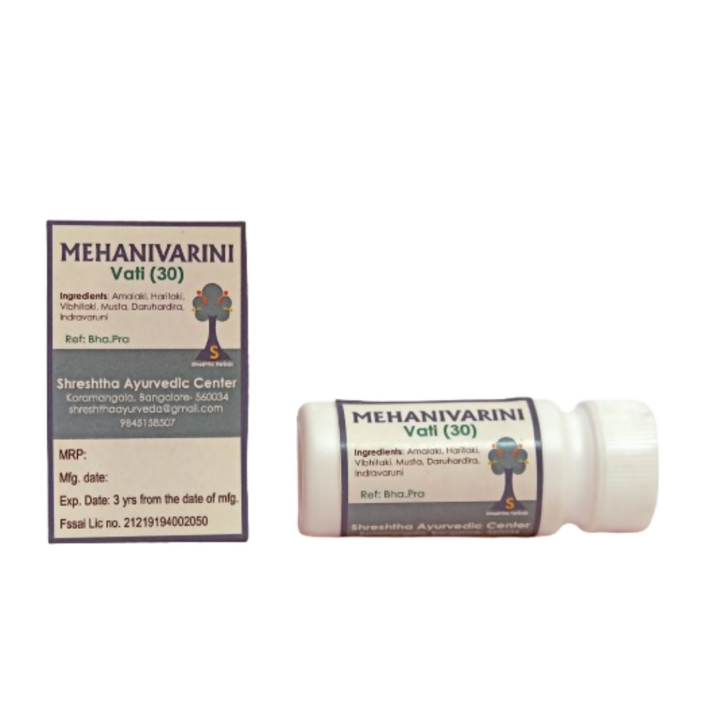 Shreshtha Herbals Mehanivarini Vati Tablets | Swadesiicart