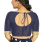Aastha Fashion Women's Navy Blue Art Silk Designer Traditional Readymade Blouse