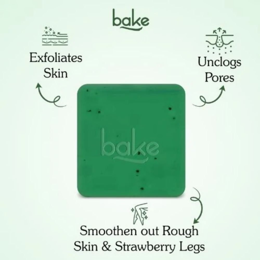 Bake 10% AHA + 1% BHA Scrub Treatment Soap | Swadesiicart