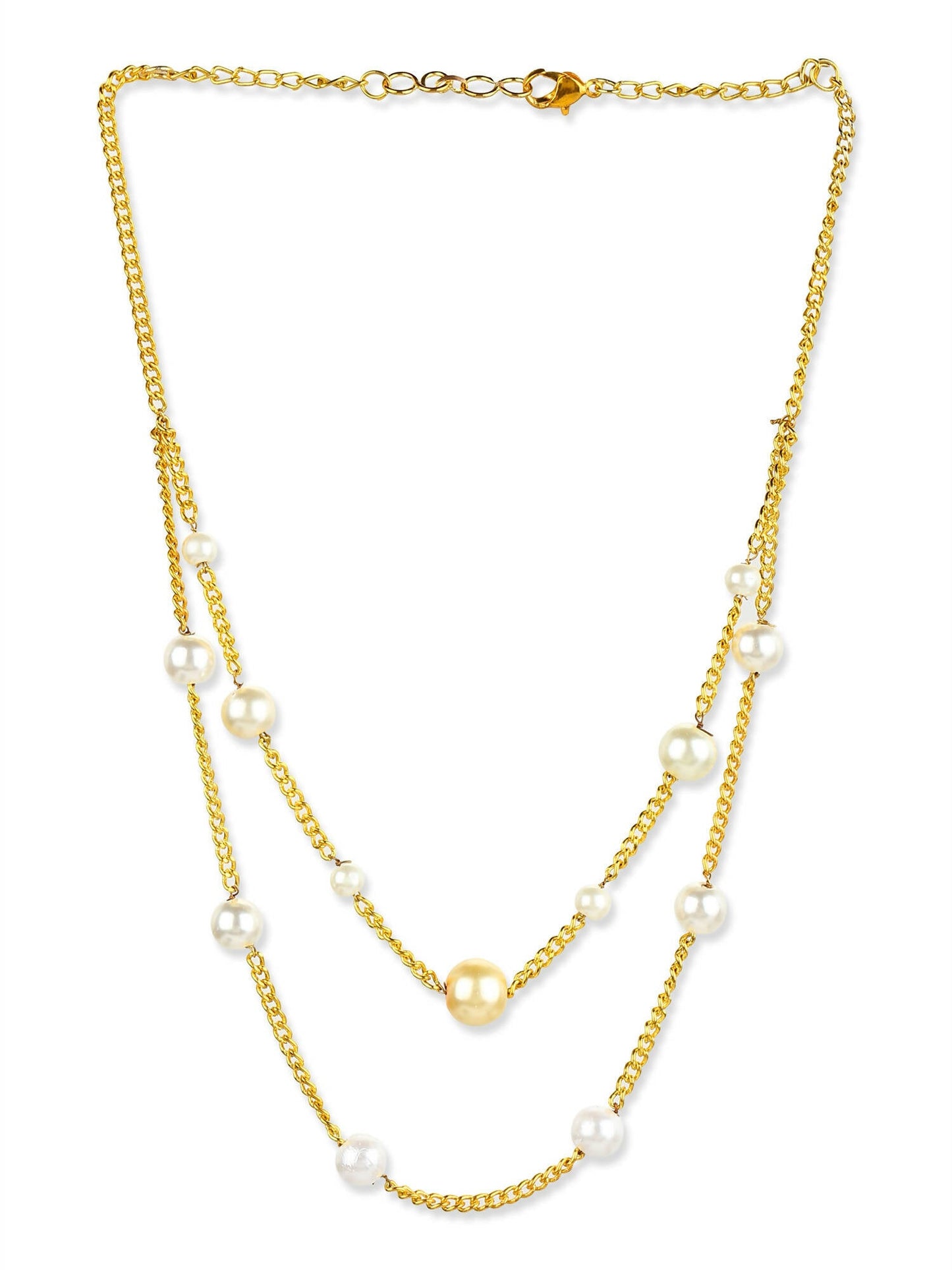Women's Gold-Polished Chain - Ruby Raang | Swadesiicart