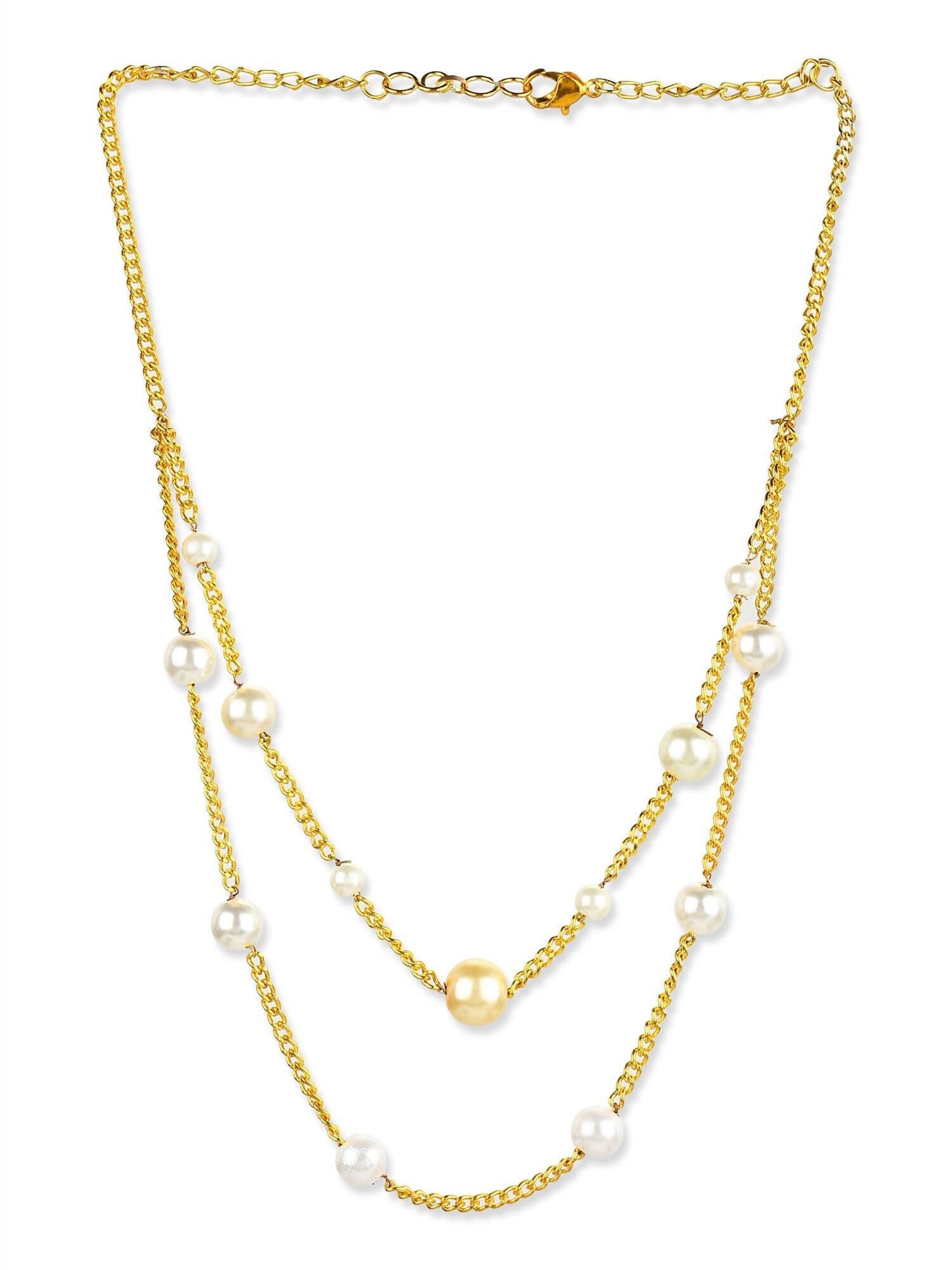 Women's Gold-Polished Chain - Ruby Raang | Swadesiicart