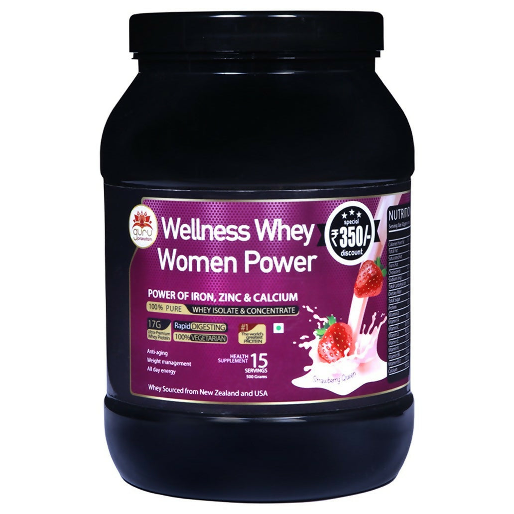 Guru Prasadam Wellness Whey Women Power Protein | Swadesiicart