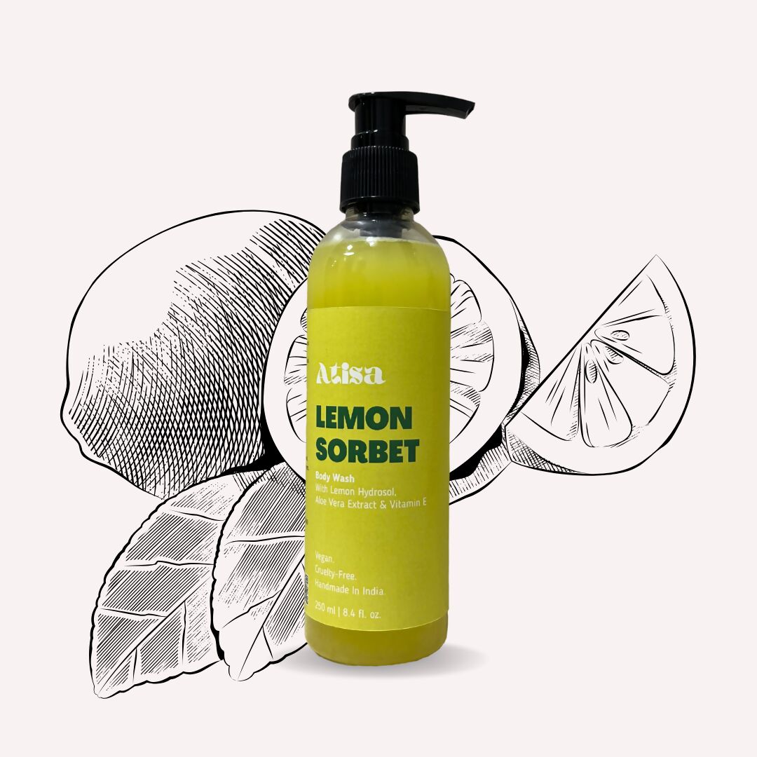 Atisa Lemon Sorbet Body Wash | Swadesiicart