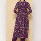 Ahalyaa Women's Traditional wear Kurta Set - Purple | Swadesiicart