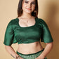Vamsee Green Organza Saree - Swadesiicart