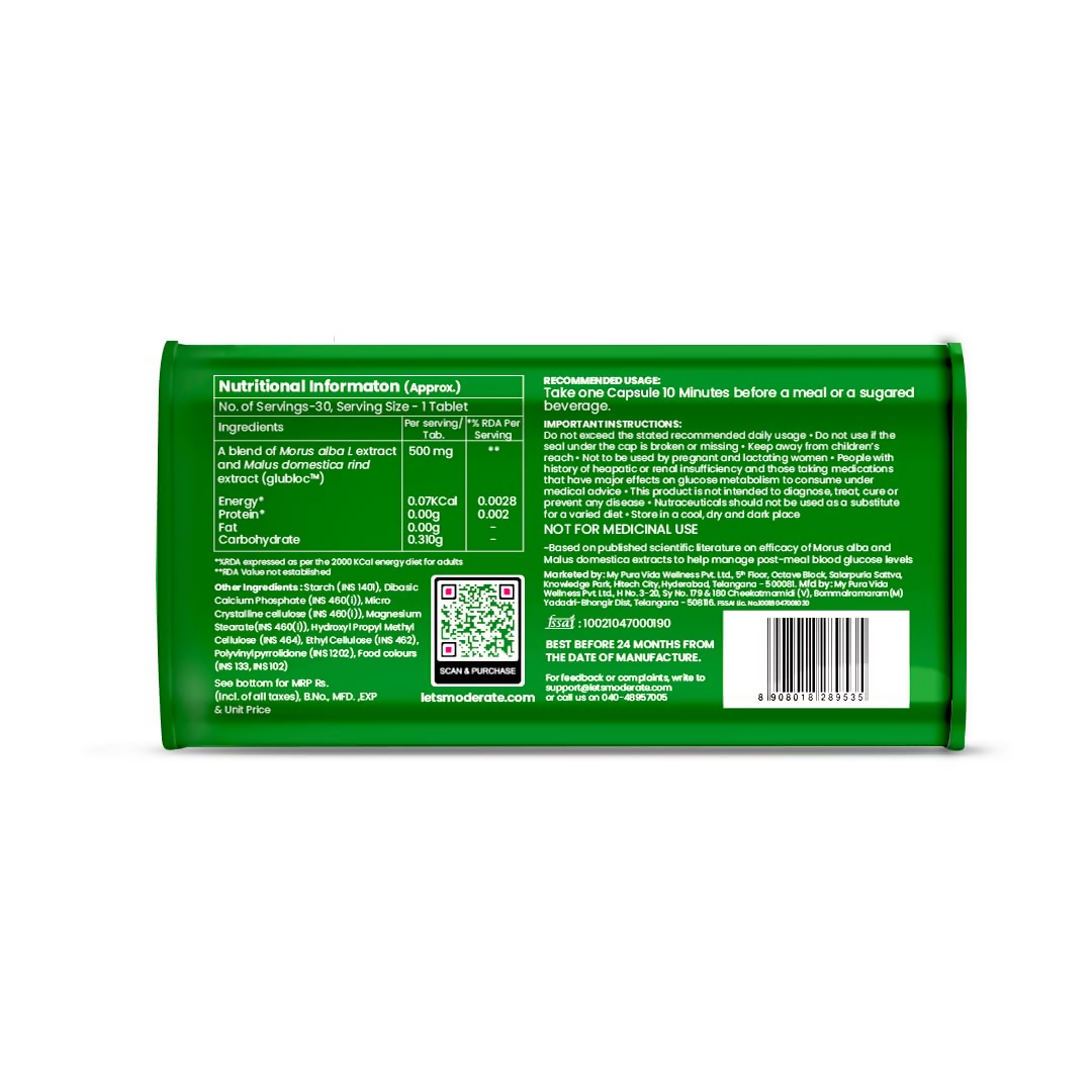 ForMen Moderate 100% Botanical Post Meal Capsules - Swadesiicart