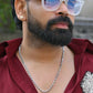 VOJ Silver Plated Designer Chain For Men | Swadesiicart