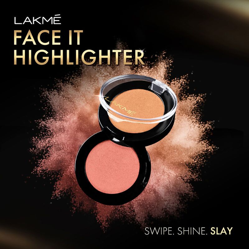 Lakme Face It Highlighter - Bronze - Swadesiicart