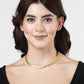 NVR Women Gold-Polished Choker Necklace | Swadesiicart