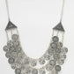 NVR Women's 3 Layered Artificial Beads German Silver Oxidised Necklace | Swadesiicart