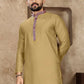 Anaita Chiku Linen Silk Straight Kurta