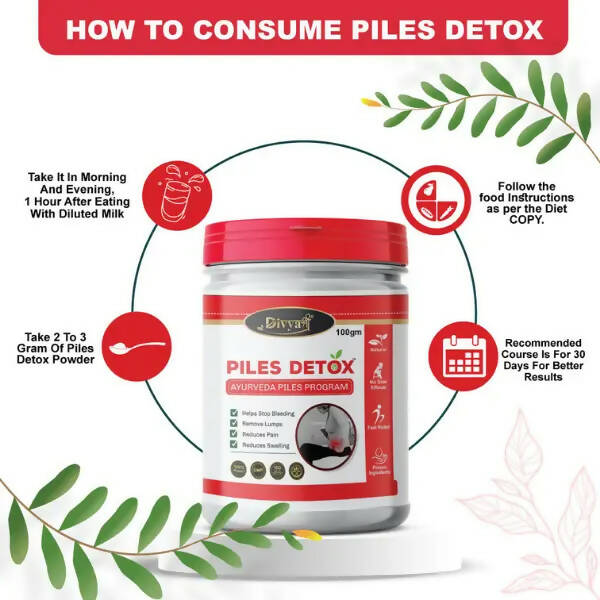 Divya Shree Piles Detox Powder | Swadesiicart