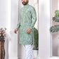 Anaita Sea Green Digital Printed Work Cotton Straight Kurta