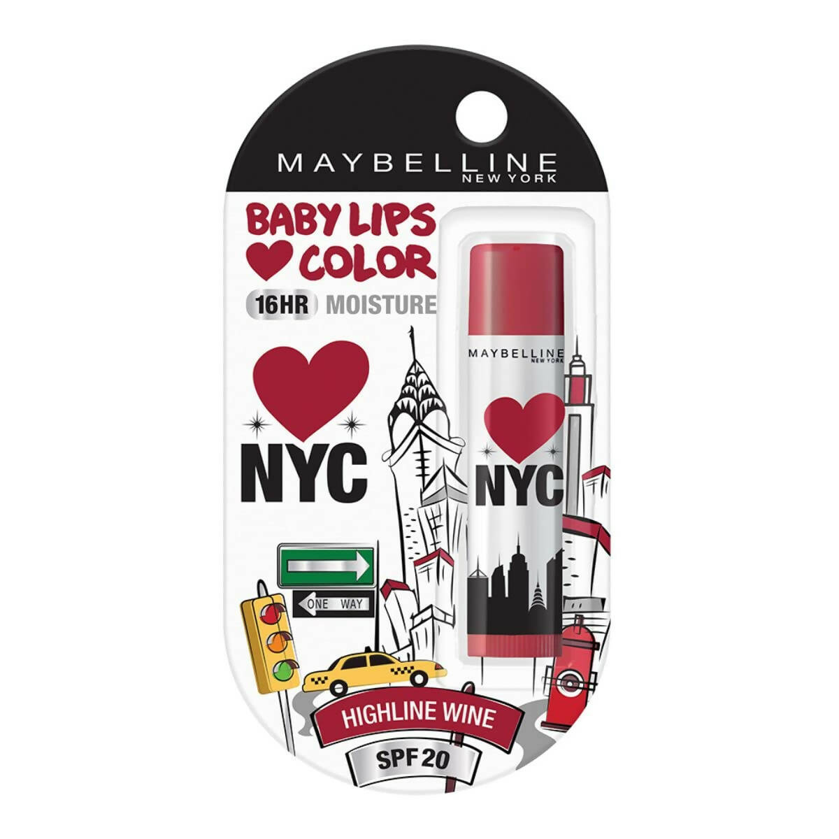 Maybelline New York Baby NYC Lip Balm - Highline Wine - Swadesiicart