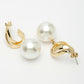 NVR Women's Gold-Polished Pearl Drop Earrings | Swadesiicart