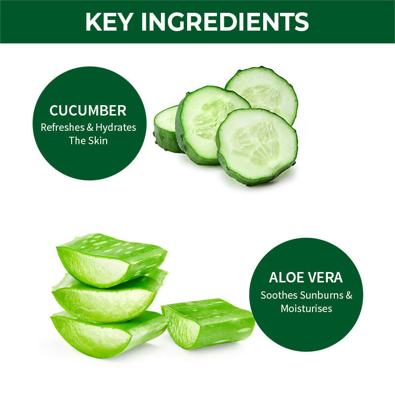 Nykaa Naturals Cucumber & Aloe Vera Face Wash for Hydrated Skin - Swadesiicart