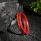 Afast Designer Fancy Party Bangle/ Kada Set, Red, Glass, Pack Of 8 - Swadesiicart