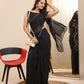Black Georgette Designer Printed Ready To Wear Saree - Ibiza | Swadesiicart