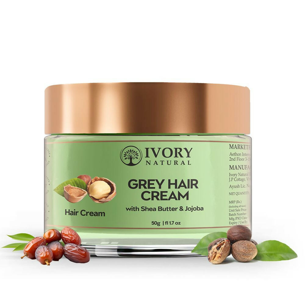 Ivory Natural Cream For Greys Restore Natural Hair Color | Swadesiicart