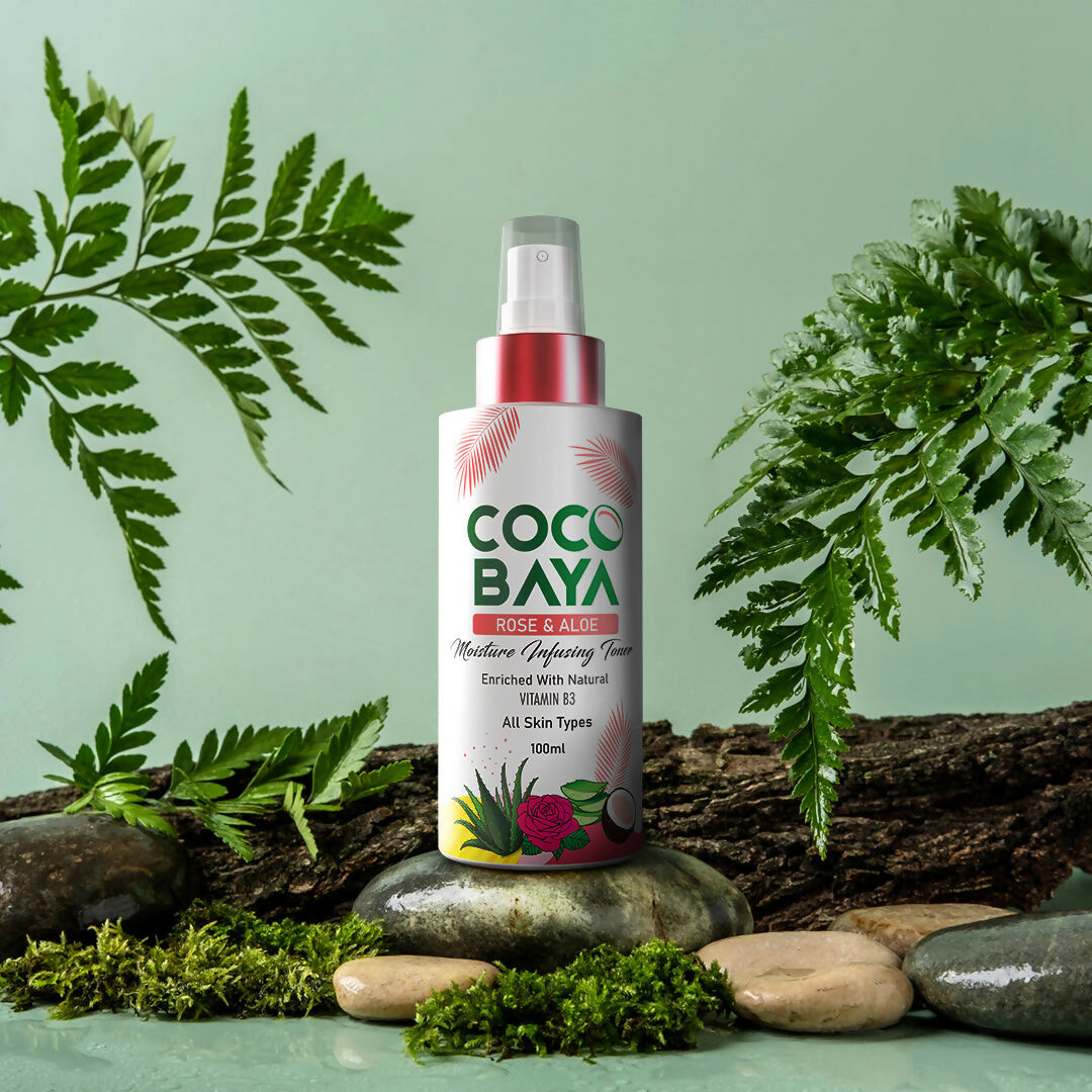 Cocobaya Rose and Aloevera Toner - Swadesiicart