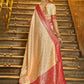 Astita Rajvastra Pink Banarasi Silk Saree | Swadesiicart