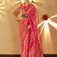 Trendy Weaving Silk Hot Pink Designer Saree - Emponline | Swadesiicart