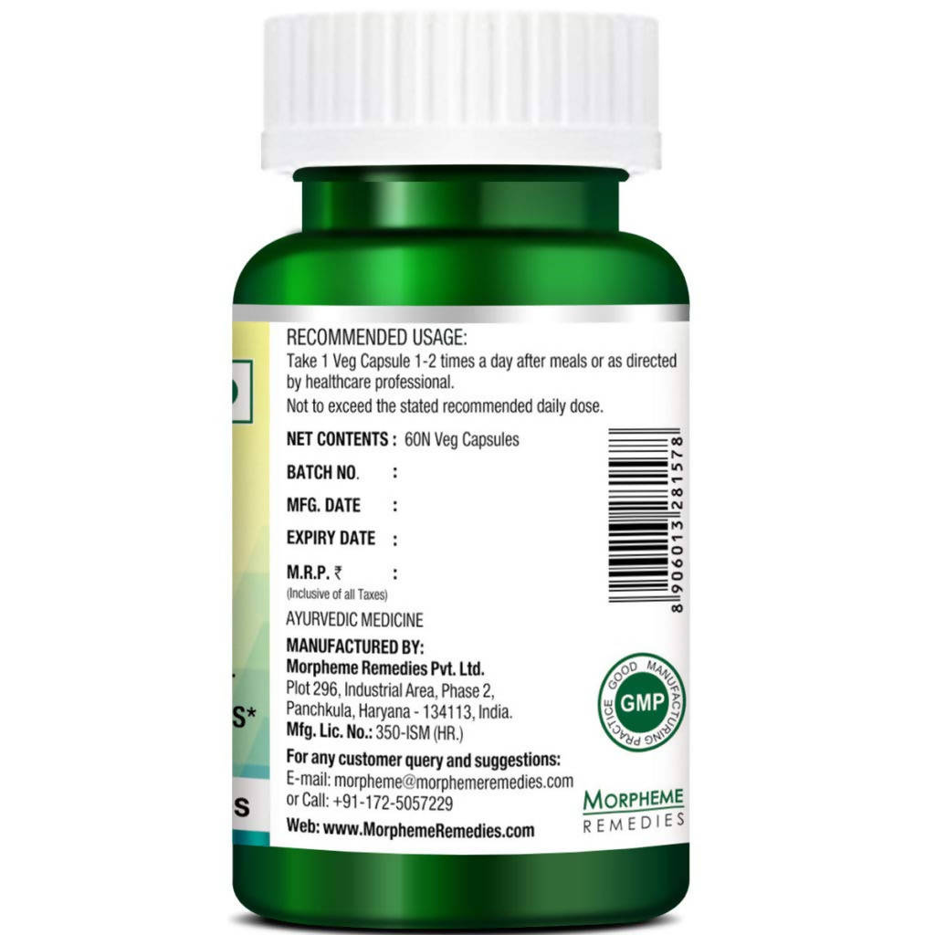 Morpheme Remedies Triphala Guggul Capsules | Swadesiicart