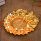 Craftvatika Gold-Toned Metal Lord Ganesha Design Kuber Diya | Swadesiicart