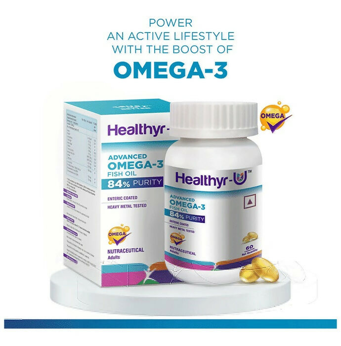 Healthyr-U Advanced Omega 3 Fish Oil Capsules - Swadesiicart