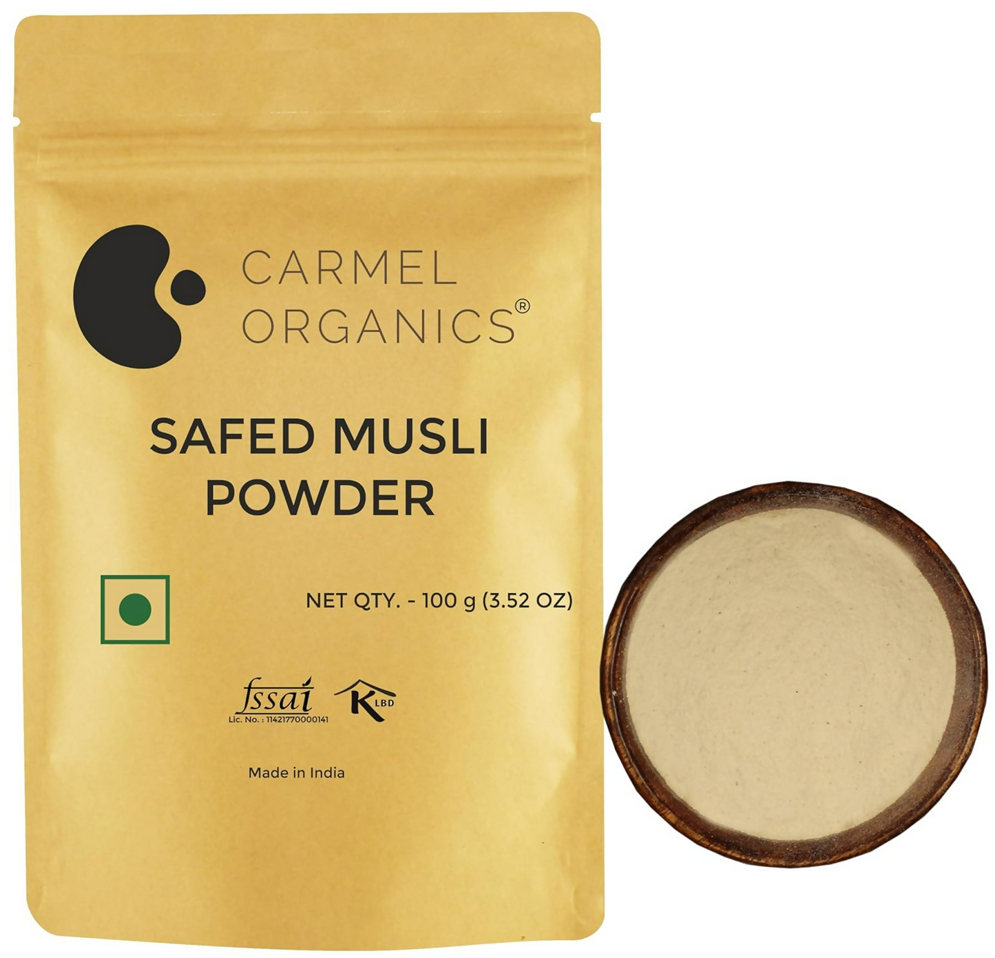 Carmel Organics Safed Musli Root Powder | Swadesiicart