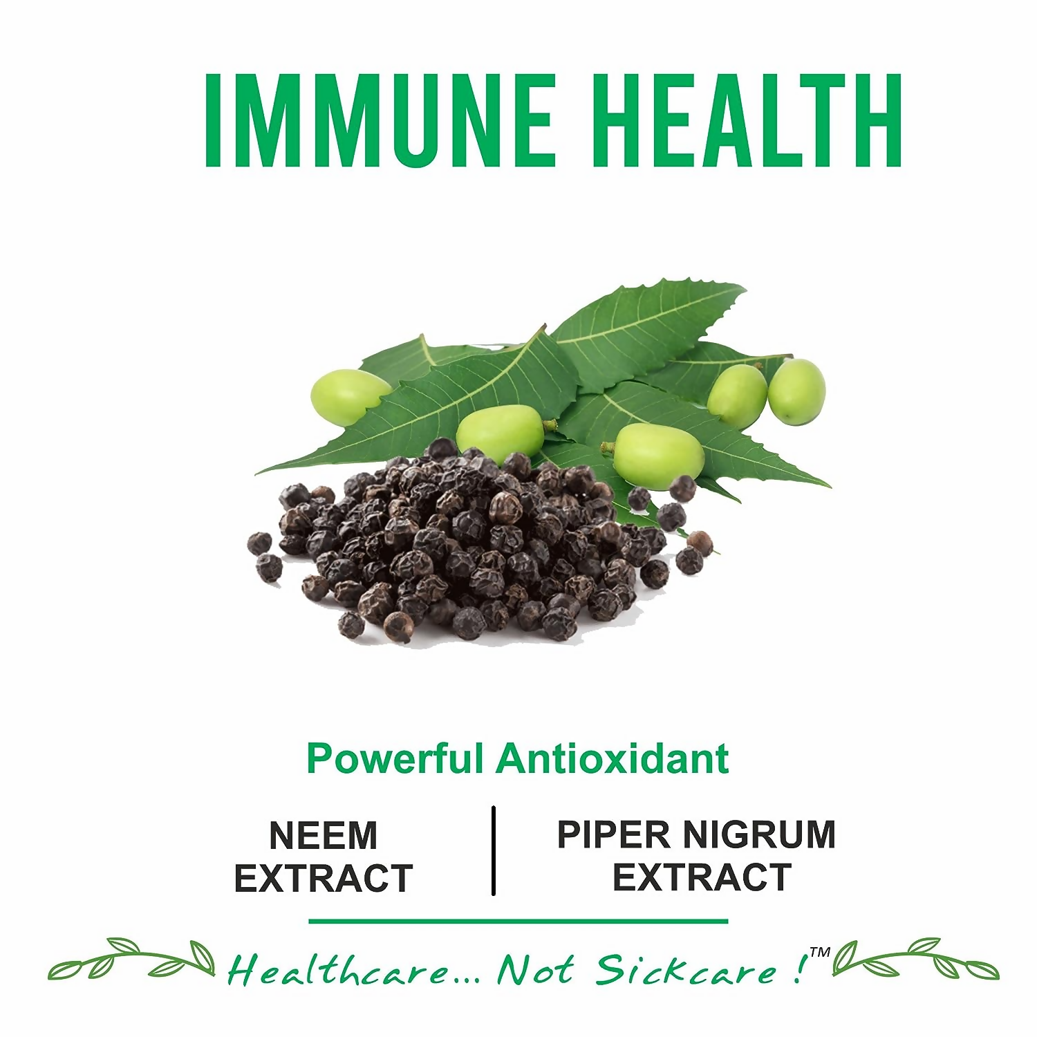 Bliss Welness Neem Biopiperine Tablets - Swadesiicart