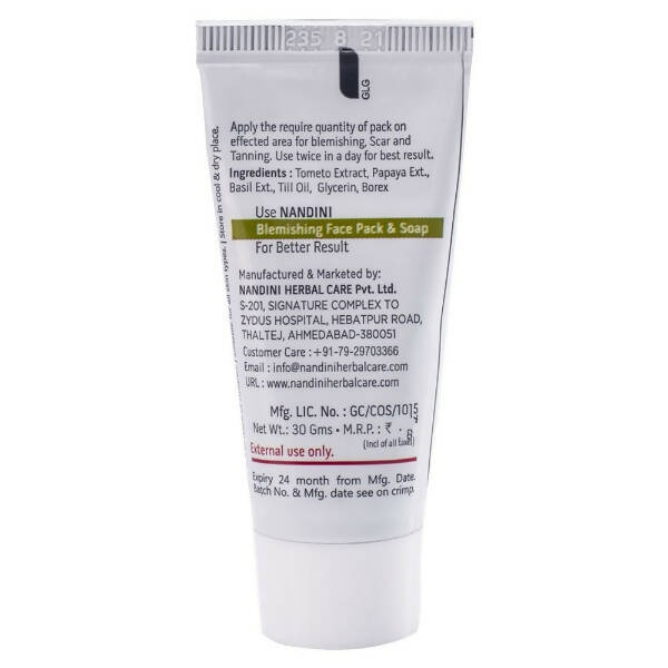 Nandini Herbal Blemishing Cream - Swadesiicart