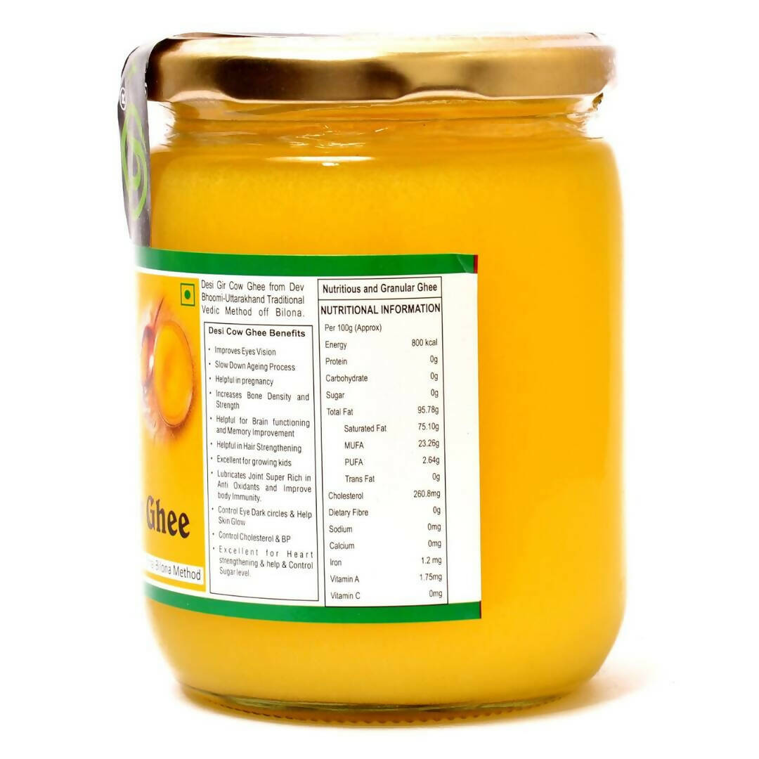 Yugmantra Organic A2 Gir Cow Ghee | Traditional Vedic Bilona Method | Handmade Curd Churned | Pure A2 Cow Ghee, Natural & Healthy - Swadesiicart