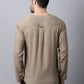 Even Apparels Beige Pure Cotton Round Neck Slit Men's Kurta | Swadesiicart
