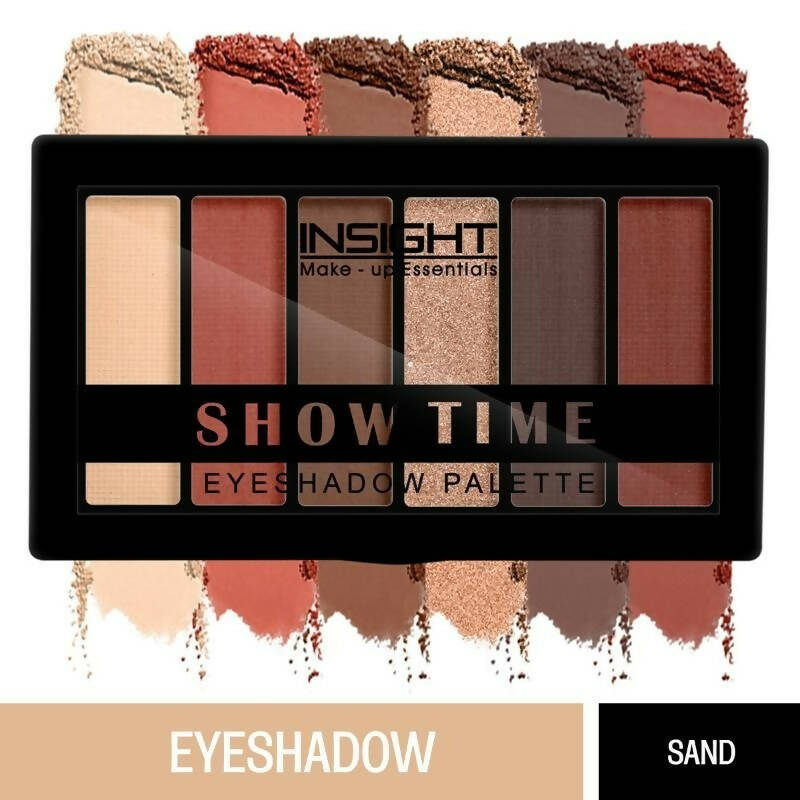 Insight Cosmetics Show Time Eyeshadow Palette - Sand - Swadesiicart