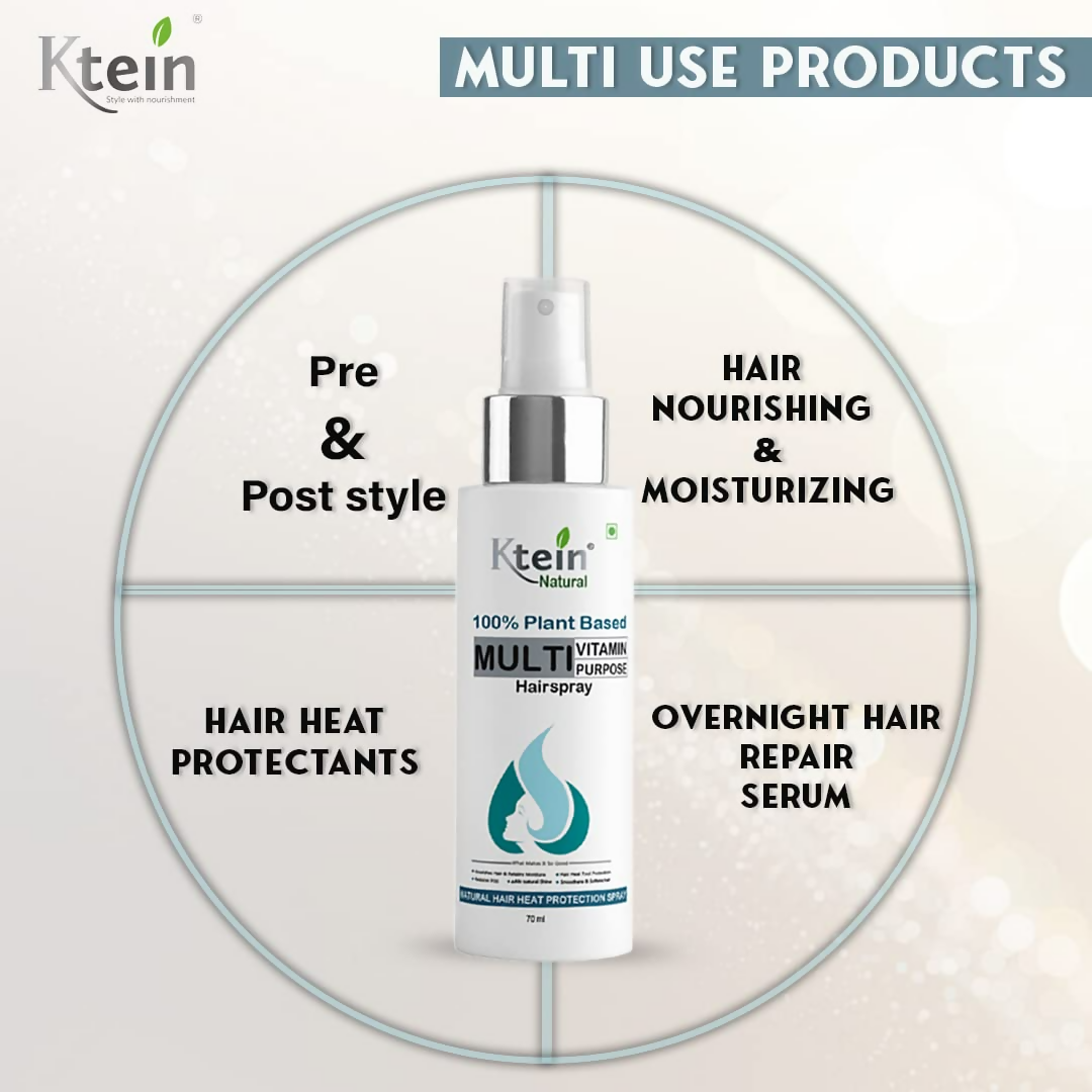 Ktein Natural 100% Plant Based Multi Vitamin Purpose with Deep Nourishment Hairspray For Hair - Swadesiicart
