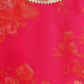 Ahalyaa Pink Organza Digital Print Kids Lehenga Choli For Girls | Swadesiicart