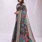 Shree Shyam Fashion Linen Cotton Grey Saree