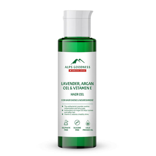 Alps Goodness Lavender, Argan Oil & Vitamin E Hair Oil