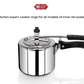 Vooli Cooker Whistle Pressure Regulator Weight Whistle (3 Litre Whistle Cooker City Combo 2) - Swadesiicart