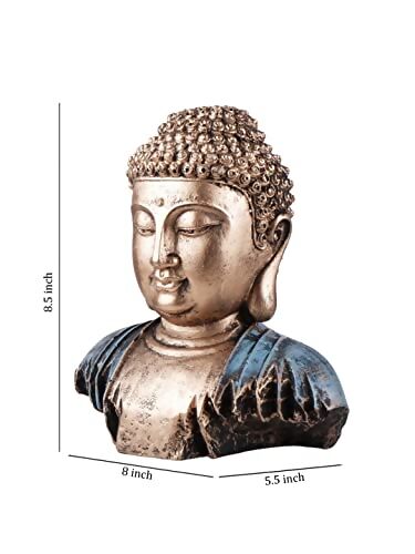 The White Ink Decor Meditation Buddha Idol - Swadesiicart