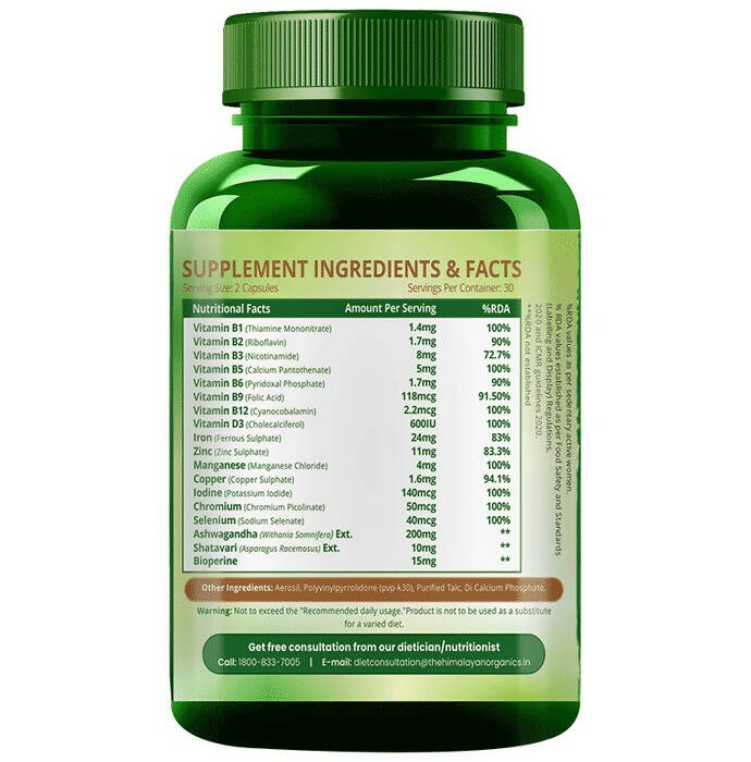Himalayan Organics Fertility Aid Capsules | Swadesiicart