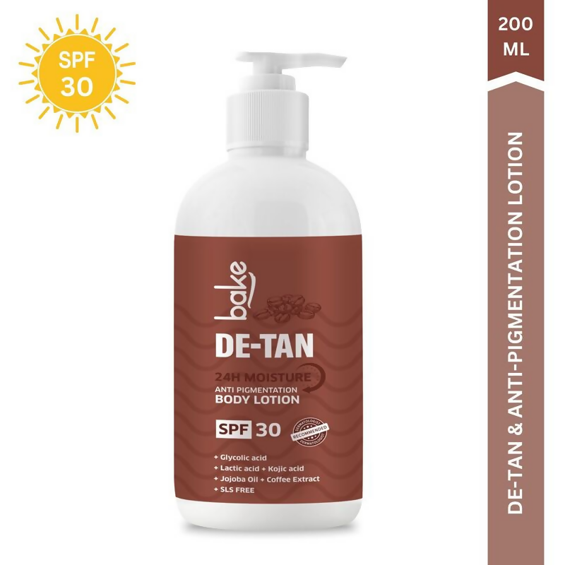 Bake De-Tan Anti Pigmentation Coffee Body Lotion | Swadesiicart