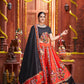 AI Fashion Red Art Silk Designer Navratri Lehenga Choli Collection