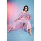 Pink Georgette Sequence With Thread Designer Co-Ord Set - Flory - Swadesiicart