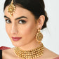 Mominos Fashion Johar Kamal Gold-Polished Brass Finish Kundan/Stone Choker For Women (Golden) | Swadesiicart