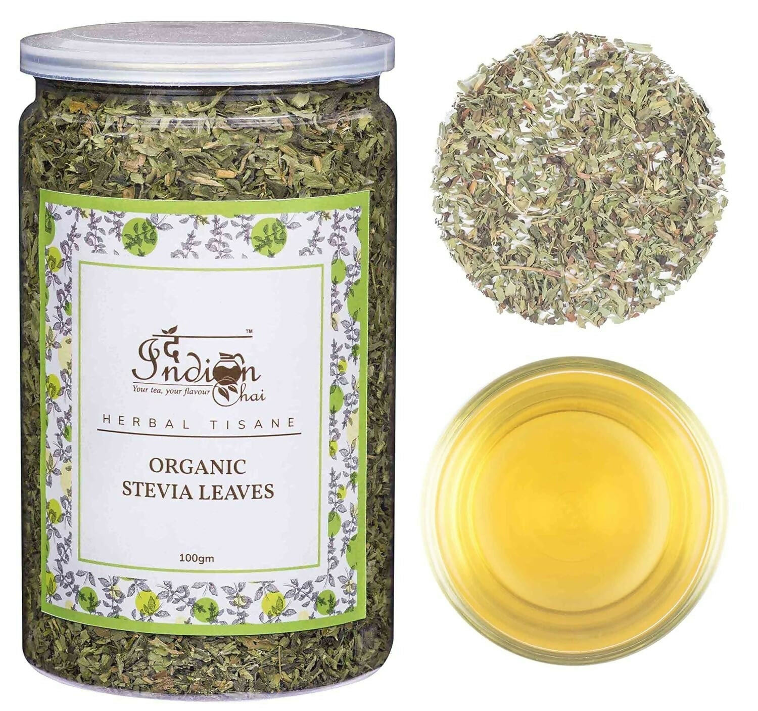 The Indian Chai - Organic Stevia Leaves Tea | Swadesiicart