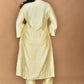 Morchari Women And Hand Embroidery Co-Ord Set-Lemon- Yellow - Swadesiicart