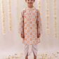 Lil Drama Mishti Off White Kurta Dhoti Set For Boys | Swadesiicart